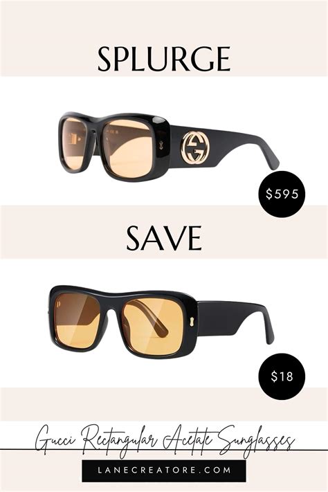 gucci glasses dupe|affordable alternatives to designer sunglasses.